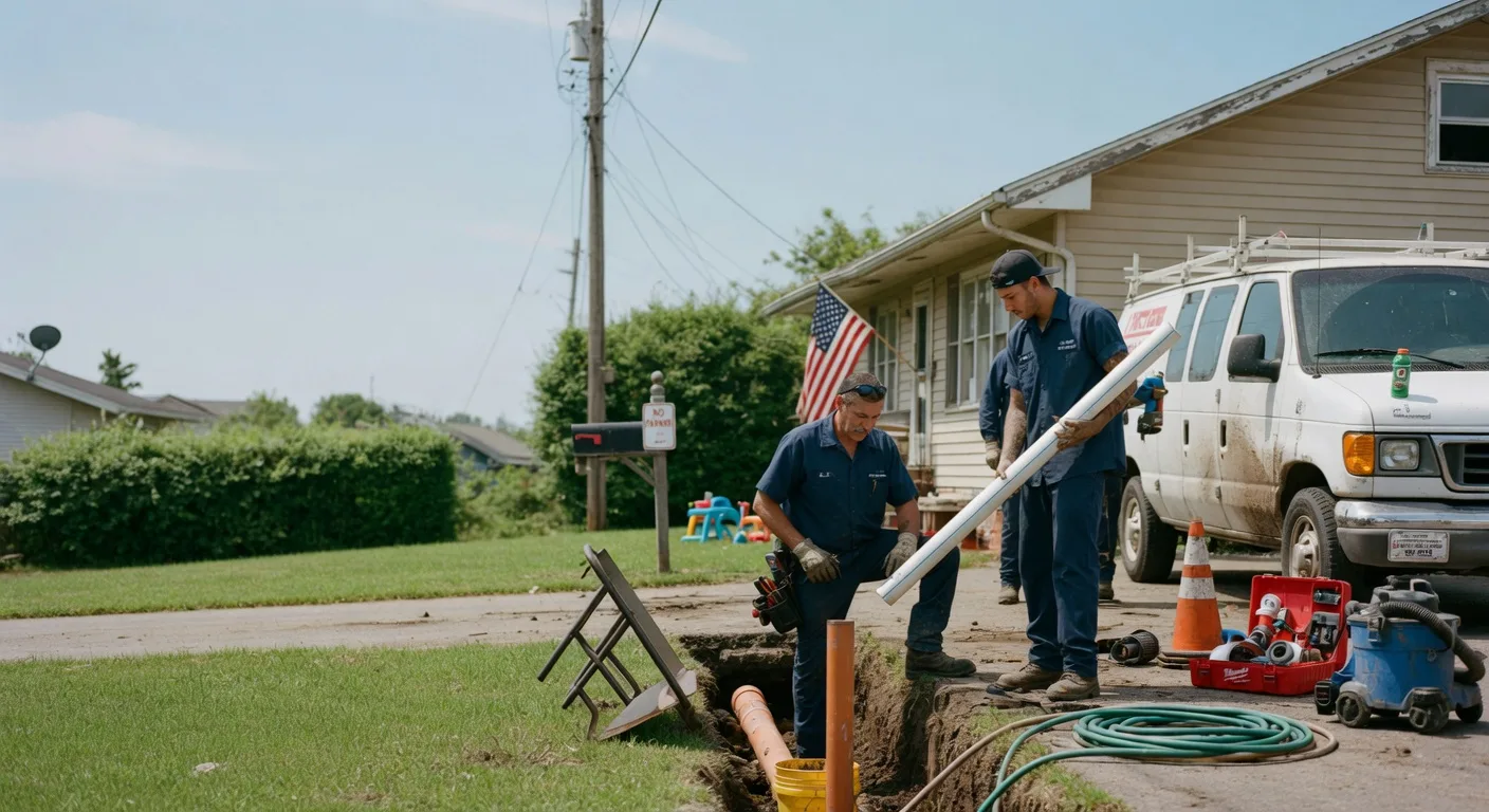 Clogged Drain Repair in Mustang, OK
